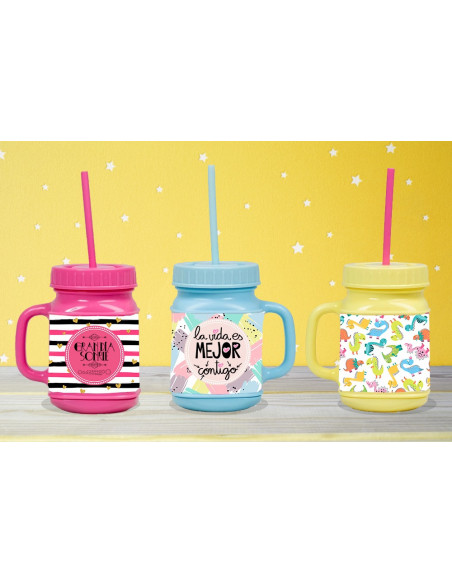 JARRITO CON SORBETE MOTIVO INFANTILES