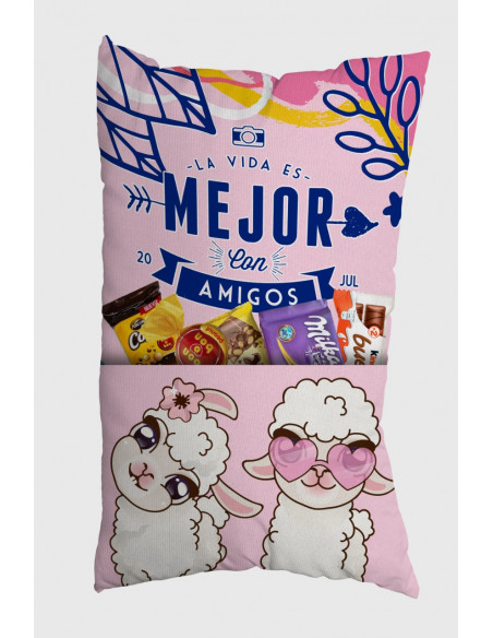 ALMOHADONES CON BOLSILLO DIA DEL AMIGO