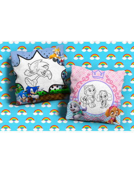 ALMOHADONES PARA COLOREAR