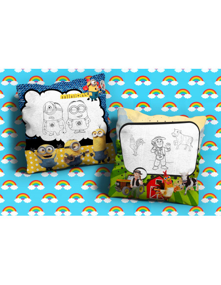 ALMOHADONES PARA COLOREAR