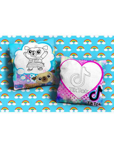 ALMOHADONES PARA COLOREAR