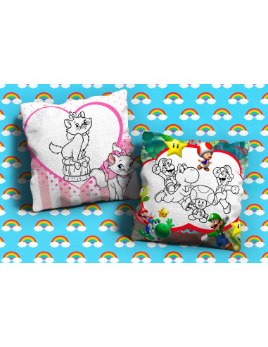 ALMOHADONES PARA COLOREAR