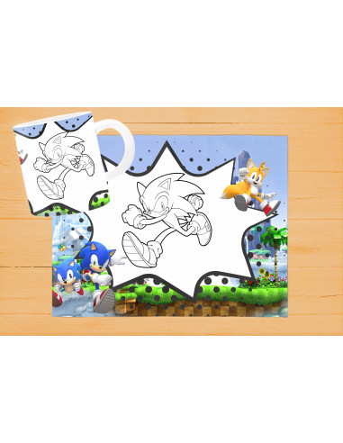 DISEÑOS DE INDIVIDUALES+ TAZA PARA...