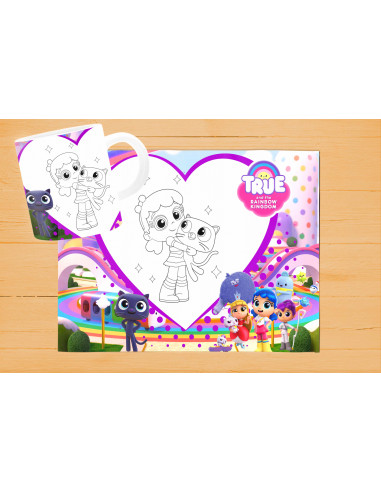 DISEÑOS DE INDIVIDUALES+ TAZA PARA...