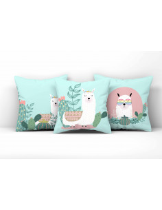 ALMOHADONES LLAMAS