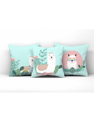 ALMOHADONES LLAMAS