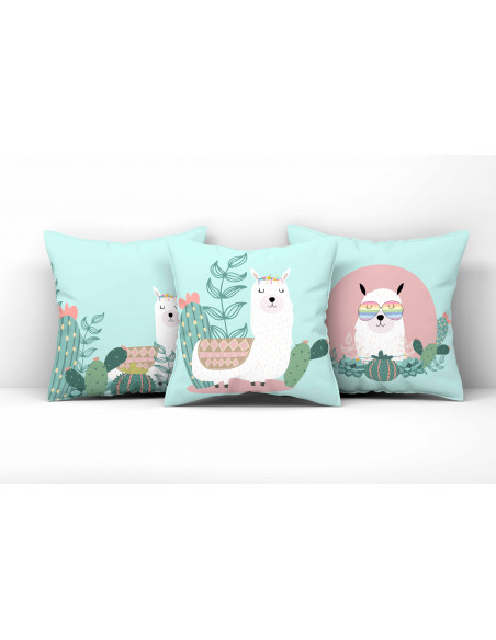 ALMOHADONES LLAMAS