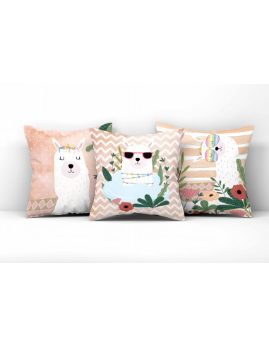 ALMOHADONES LLAMAS