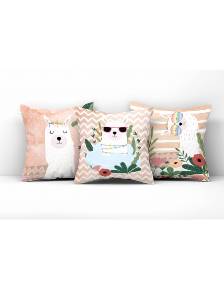 ALMOHADONES LLAMAS