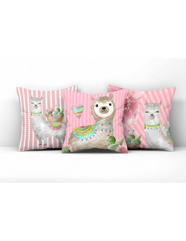 ALMOHADONES LLAMAS