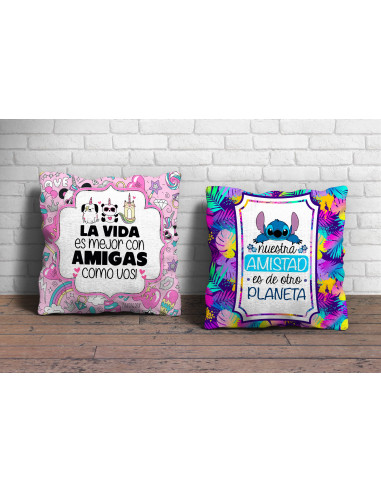 Almohadón día amigo 2