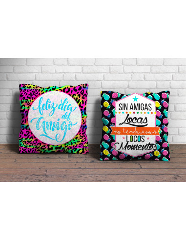 Almohadón día amigo 2