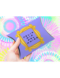 CAJA ALMOHADA DIA DEL AMIGO...