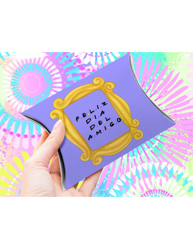 CAJA ALMOHADA DIA DEL AMIGO PACK 3