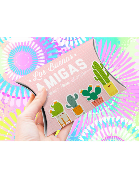 CAJA ALMOHADA DIA DEL AMIGO PACK 3