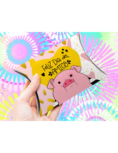 CAJA ALMOHADA DIA DEL AMIGO PACK 3