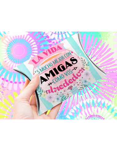 CAJA ALMOHADA DIA DEL AMIGO PACK 3